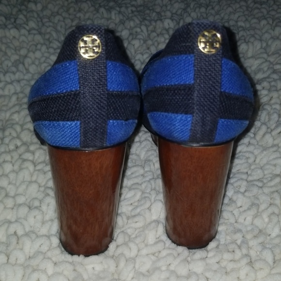 Tory burch Canvas/ wood pumps - Picture 4 of 8